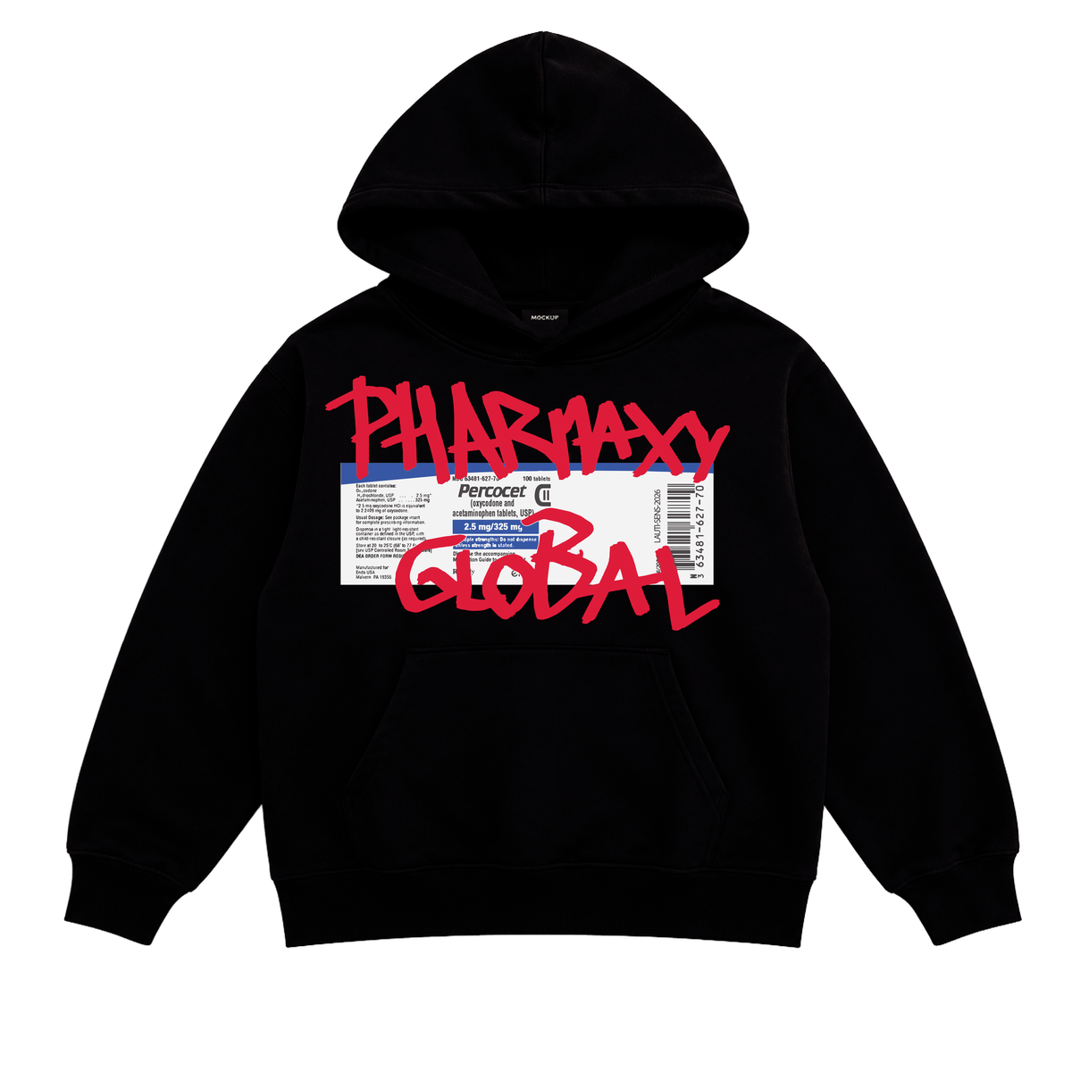 Pharmaxy Global Hoodie - Black